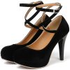 Fashion Vintage Womens Small Bowtie Platform Pumps Ladies Sexy High Heeled Shoes