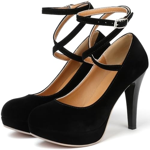 Fashion Vintage Womens Small Bowtie Platform Pumps Ladies Sexy High Heeled Shoes