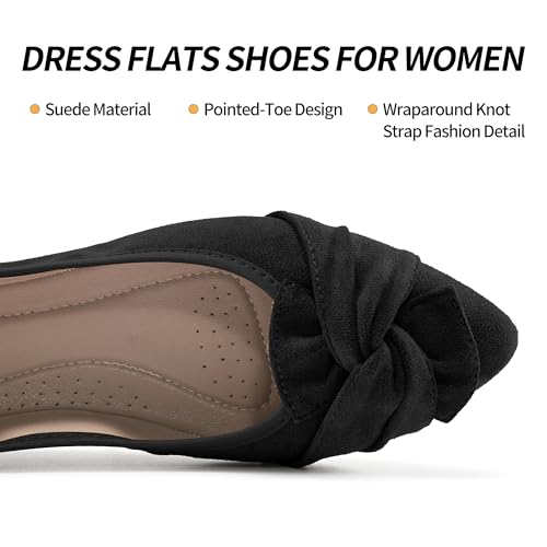 Ballet Flats for Women Dressy: Pointed Toe Comfortable Wedding Womens Flats - Casual Work Walking Shoes