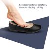 2 Pairs Pigskin Sockless Insoles|Barefoot Cushion Pads|Absorbs Sweat & Controls Odor|Wear Without Socks|Extra Thin Dress Shoes