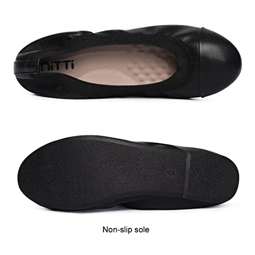 Women's Ballet Flats Classic Round Toe Flats Shoes Casual Comfort Slip On Soft Walking Shoes