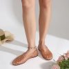 Women's Jelly Ballet Flats Mesh Casual Comfortable Jellies Shoes Clear Hollow Breathable Sandals