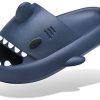 Men's and Women's Shark Slides Cloud Slippers Summer Novelty Open Toe Slide Sandals Anti-Slip Beach Pool Shower Shoes with