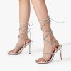 High Heels Stilettos for Women - Strappy Gladiator Sexy Square Toe Open Toe Dressy Pumps Sandals