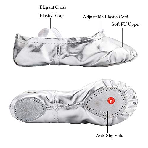 Adult Lyrical Ballet Dance Shoes Women Yoga Flat Costume Slippers for Men