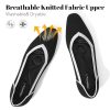 Women's Flats Shoes Comfort Knit Dress Flats Round Toe Ballet Flats with Memory Foam Softable Slip on Casual Work Office Flats