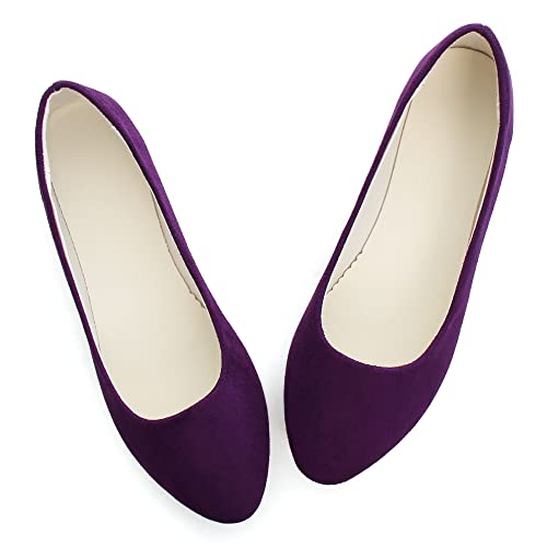 Women Block Heel PU Pointed Toe Pumps Shoes