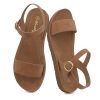 Flat Sandals for Women – Open Toe 1 Band Ankle Strap Summer Dressy Sandals, Lightweight Casual Strappy Slip-On Flats with