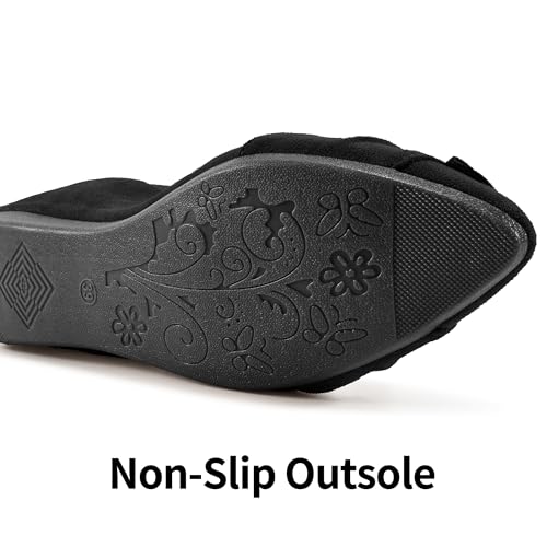 Ballet Flats for Women Dressy: Pointed Toe Comfortable Wedding Womens Flats - Casual Work Walking Shoes