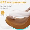 Flip Flops for Women with Arch Support Yoga Mat Comfortable Summer Beach Walking Thong Cushion Sandals Slip On Indoor Outdoor