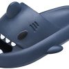 Men's and Women's Shark Slides Cloud Slippers Summer Novelty Open Toe Slide Sandals Anti-Slip Beach Pool Shower Shoes with
