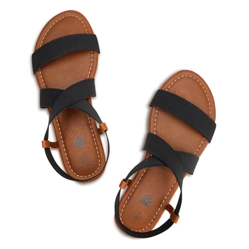 Flat Elastic Sandals for Women