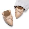Women's Foldable Flats Shoes Pointed Toe Ballet Flats Bowknot Comfort Slip on Dress Shoes