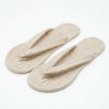 Indian Cotton Room Sandal - XL (Ecru)
