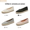 Women’s Ballet Flat Daisy Round Toe Dress Shoes Casual Slip On Rope Loafer