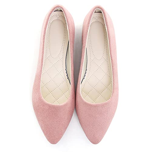 Women Pointed Toe Ballets Flats Comfort Slip On Walking Shoes for Driving