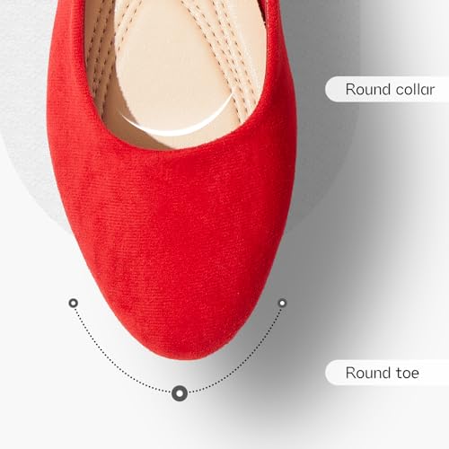 Flats for Women Round Toe Flat Shoes Dressy Black Ballet Flats Comfortable Womens Dress Shoes Ballerina Flats for Work