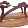 Women's Casual Thong Sandal with Ankle Strap