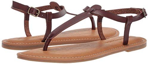 Women's Casual Thong Sandal with Ankle Strap