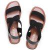 Wide Width Elastic Flat Sandals Open Toe Women Sandals Dressy Work Sandals