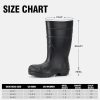 Ultra Lightweight Garden Boots, Seamless Waterproof Rain Boots, Durable Slip Resistant Work Boots Rubber Boots for Men Women