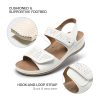 Women's Comfortable Dressy Flats Sandals Open Toe One Band Casual Walking Sandals for Summer
