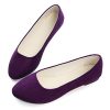Women Block Heel PU Pointed Toe Pumps Shoes