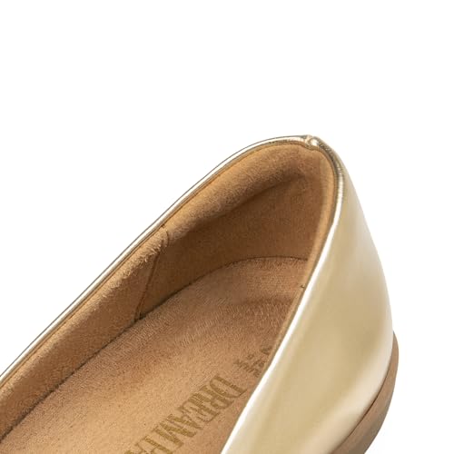 Womens Comfortable Ballet Flats, Business Office Dress Shoes, Dressy Round Toe Slip On Work Flats
