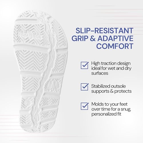 Unisex Cascade Flip Flops; Non-Slip Hiking/Plantar Fasciitis Footwear; Soft Cushion, Lightweight & Comfortable; Arch Support &