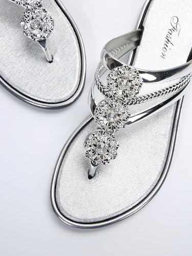 Women's Flat Sandals Flip Flop Sandals Summer Slip on Dressy Thong Sandal