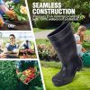 Ultra Lightweight Garden Boots, Seamless Waterproof Rain Boots, Durable Slip Resistant Work Boots Rubber Boots for Men Women