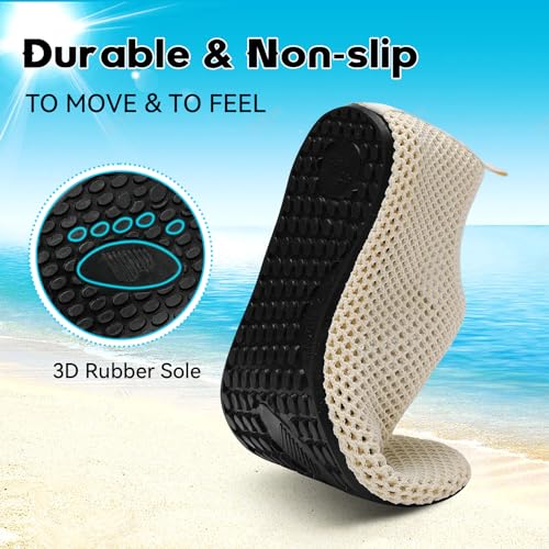 Barefoot Water Shoes for Women Men Beach Swim Aqua Socks Summer Quick-Dry Sandals Slippers