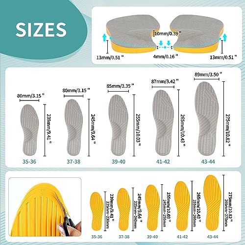 Supination Insoles for Over Supination & High Arch Support, Bow Legs Correcting Insoles,Women and Men O/X Leg Orthopedic