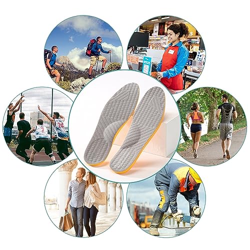 Supination Insoles for Over Supination & High Arch Support, Bow Legs Correcting Insoles,Women and Men O/X Leg Orthopedic