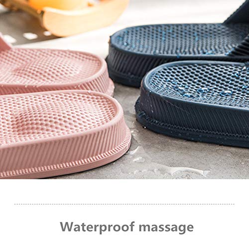 Slippers for Women and Men House Slides Shower Sandals Non-Slip Spa Massage Foam Bathroom Pool Shoes