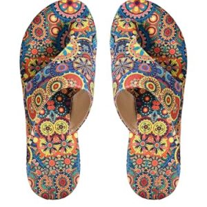 Women's Vacation Flat Sandals Toe Thong Slip on Bohemian Slides Sandal
