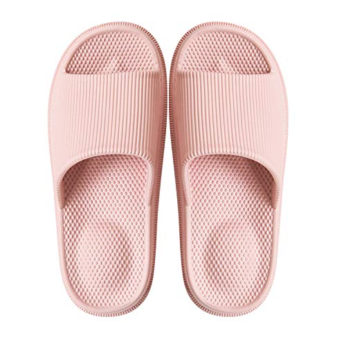 Slippers for Women and Men House Slides Shower Sandals Non-Slip Spa Massage Foam Bathroom Pool Shoes