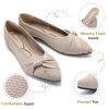 Pointed Toe Flats for Women Ballet Flats Comfortable Dressy Knit Lightweight Casual for Work Office Womens Flats