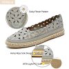 Women’s Ballet Flat Daisy Round Toe Dress Shoes Casual Slip On Rope Loafer