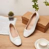 Women's Round Toe Ballet Flats Comfortable Bow Dressy Flats Shoes for Women