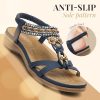 Womens Sandals Arch Support Summer Beach Sandals Comfort Walking Shoes Bohemian Flip Flops Sandals for Women