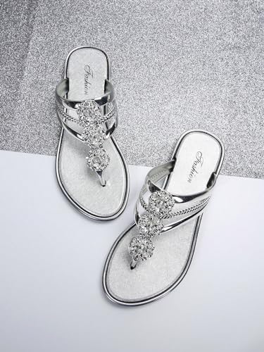 Women's Flat Sandals Flip Flop Sandals Summer Slip on Dressy Thong Sandal