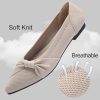 Pointed Toe Flats for Women Ballet Flats Comfortable Dressy Knit Lightweight Casual for Work Office Womens Flats