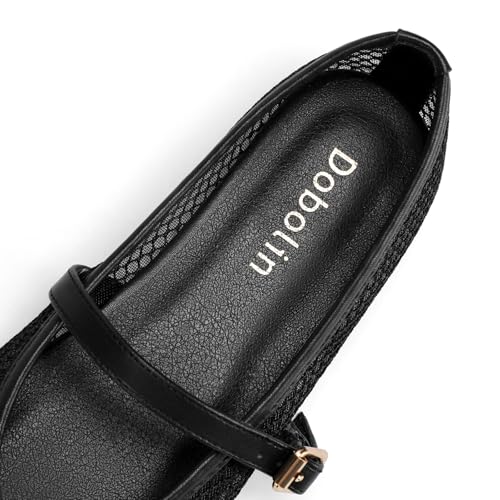 Mesh Ballet Flats for Women Round Toe Mary Jane Shoes Sexy Fishnet Trendy Dressy Ballerina Flat Shoes 2025