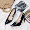 Women's High Heels Pumps Closed Pointed Toe Stiletto 4inch Heels Classic Office Special Dressy Wedding Pump Shoes