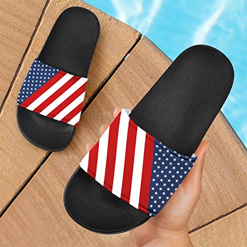 Novelty Patten Slippers for Women Men, Non-Slip Single Band Slide Sandals Open Toe Soft Sole Flat Sandals