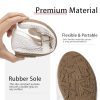 Women's Mesh Ballet Flats Round Toe Fishnet Ballerina Flats Buckle Strap Mary Jane Ballet Flats for Parties or Casual Dress