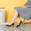 Unisex Men's Women's Classic Mid Kitten Heel Pumps
